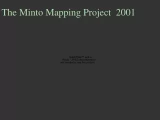 The Minto Mapping Project 2001