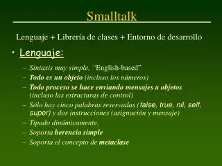 smalltalk
