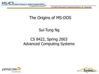 The Origins of MS-DOS
