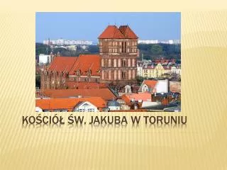 Kościół św. Jakuba w Toruniu
