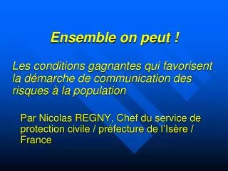 ensemble on peut