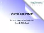 Dialyse apparatuur - slide 1