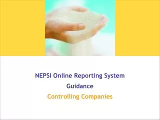 NEPSI Online Reporting System Guidance Controlling Companies