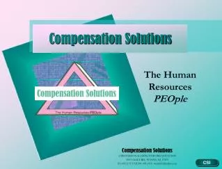 Compensation Solutions