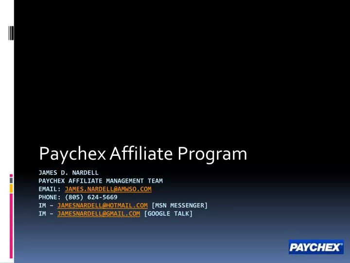 paychex affiliate program