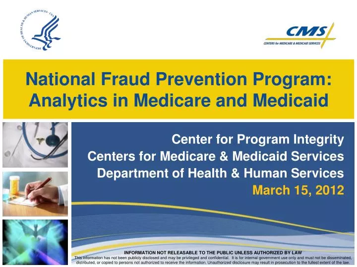national fraud prevention program analytics in medicare and medicaid
