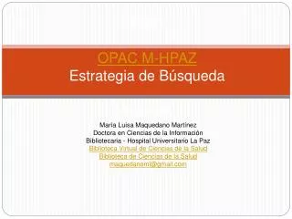 papi opac m hpaz estrategia de b squeda