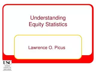 Understanding Equity Statistics