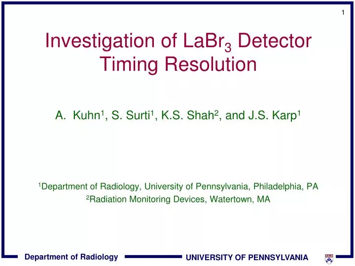 investigation of labr 3 detector timing resolution