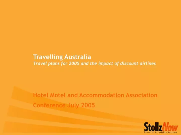 travelling australia travel plans for 2005 and the impact of discount airlines