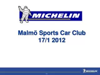 Malmö Sports Car Club 17/1 2012