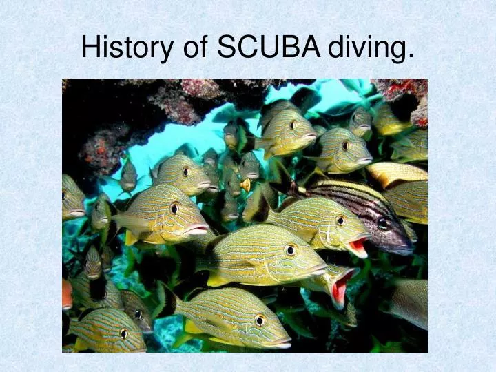 history of scuba diving