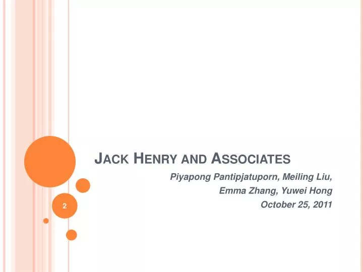 jack henry and associates
