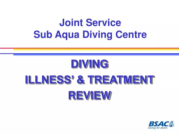 joint service sub aqua diving centre
