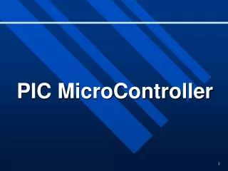 PIC MicroController