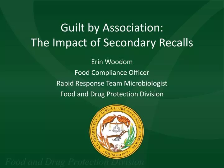guilt by association the impact of secondary recalls