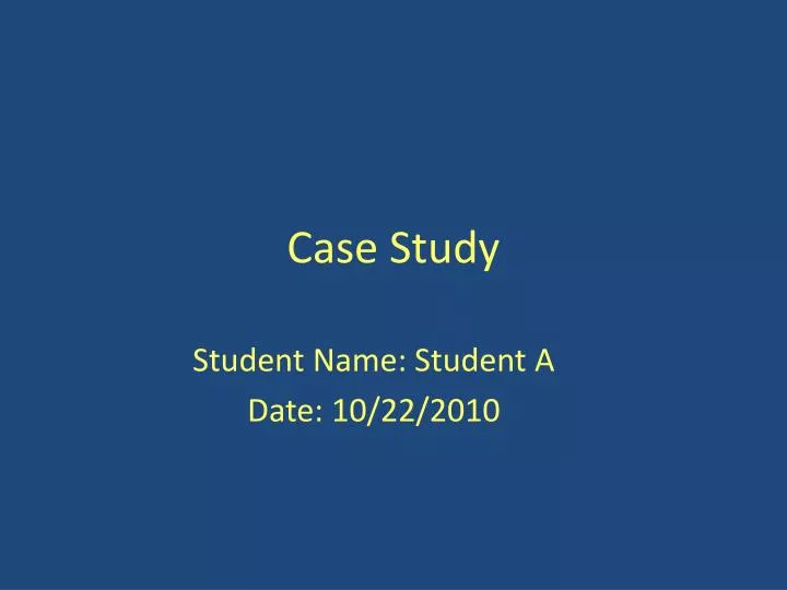 case study