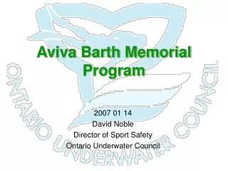Aviva Barth Memorial Program