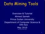 Data Mining Tools