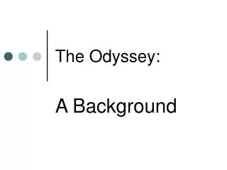 The Odyssey: