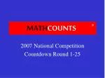 MATH COUNTS - slide 1