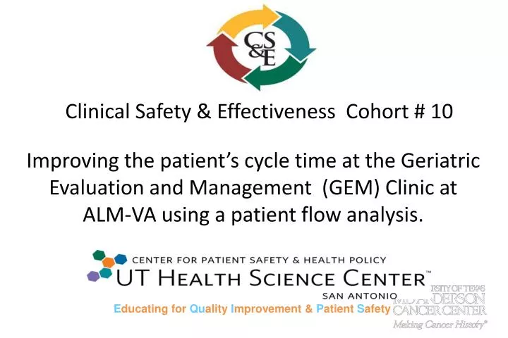 clinical safety effectiveness cohort 10