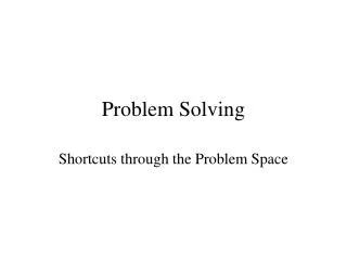 problem solving