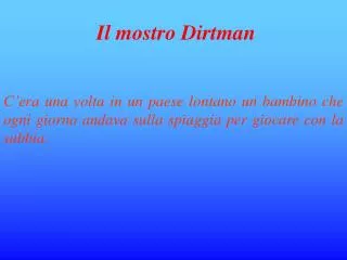il mostro dirtman