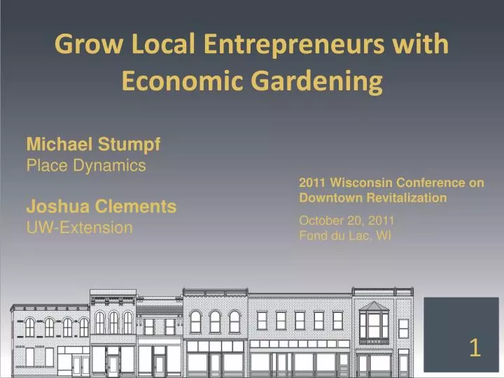 grow local entrepreneurs with economic gardening