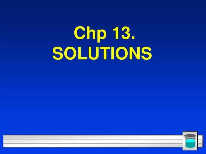 chp 13 solutions