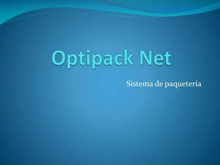 optipack net