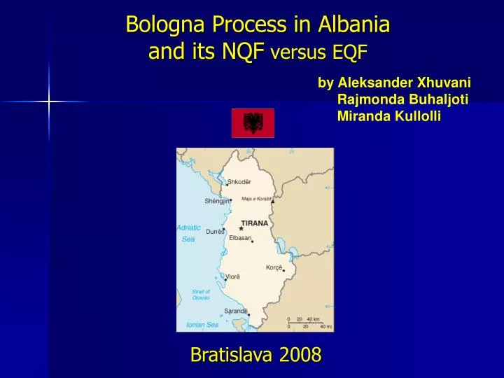 bologna process in albania and its nqf versus eqf