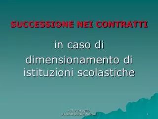 successione nei contratti