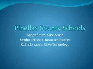 Pinellas County Schools