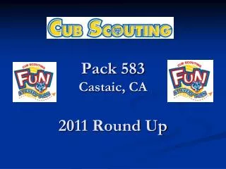 Pack 583 Castaic, CA 2011 Round Up