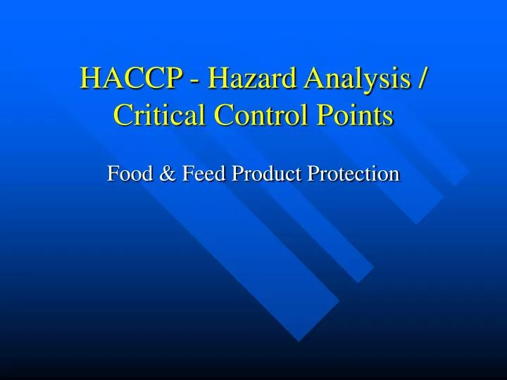 haccp hazard analysis critical control points