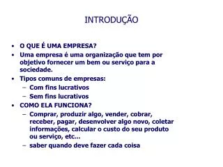introdu o