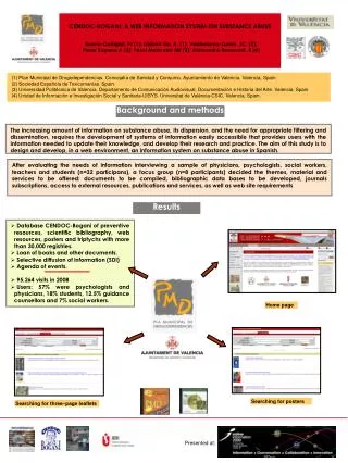 CENDOC-BOGANI: A WEB INFORMATION SYSTEM ON SUBSTANCE ABUSE