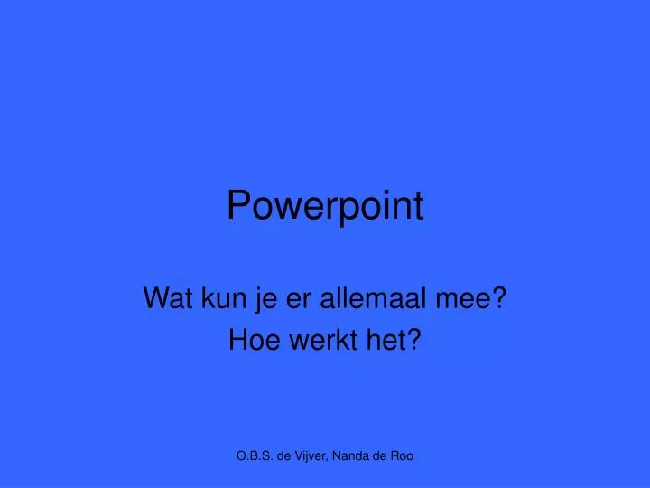 powerpoint