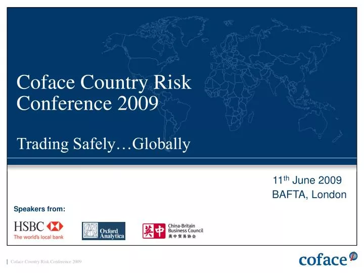 coface country risk conference 2009 trading safely globally
