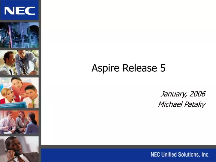 aspire release 5