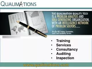 Training Services Consultancy Auditing Inspection