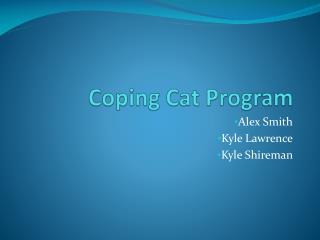 Coping Cat Program