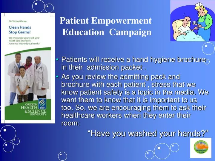 patient empowerment education campaign