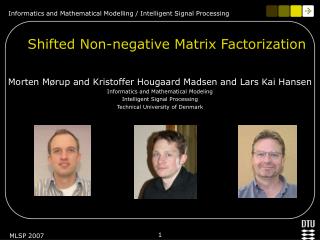 shifted non negative matrix factorization