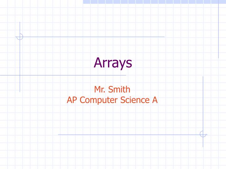 arrays