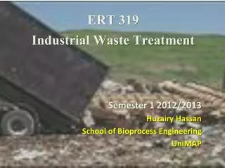 ERT 319 Industrial Waste Treatment