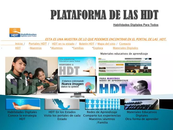 plataforma de las hdt habilidades digitales p ara todos