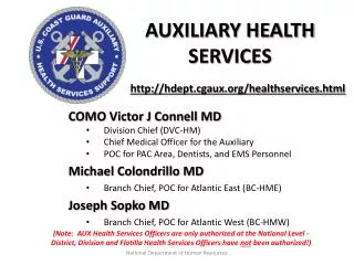 Auxiliary Health Services