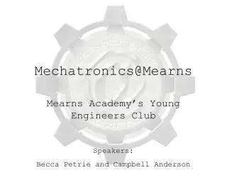 Mechatronics@Mearns